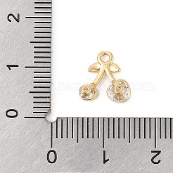 Colgante micropavé cubic zirconia de latón&nbsp;KK-R219-28G-02