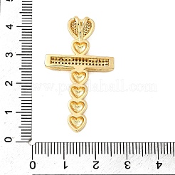 Ottone micro spianare pendenti zirconi&nbsp;KK-A266-05D-G