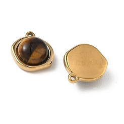 Colgantes de ojo de tigre naturales&nbsp;STAS-G397-01G-03