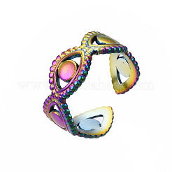 Anelli del polsino fortunato malocchio&nbsp;RJEW-N038-023