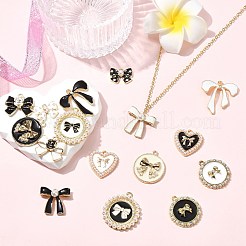 Encantos de esmalte de aleación 32pcs 16 estilos&nbsp;ENAM-CJ0007-05