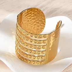 Bracelets manchettes en acier inoxydable 304 pour femmes&nbsp;BJEW-Z096-06G