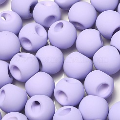 Perles acryliques caoutchoutées&nbsp;OACR-G012-05K