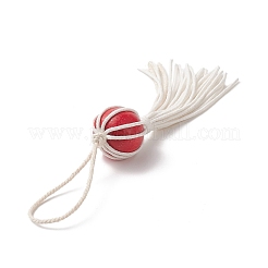 Decorazione pendente nappa di perline di legno naturale&nbsp;HJEW-JM00954