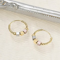 Orecchini a cerchio in ottone&nbsp;EJEW-B117-03