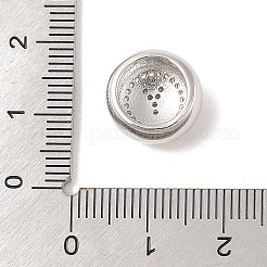 Pendenti in ottone con placcatura a cremagliera e zirconi trasparenti&nbsp;KK-Z047-07P-Y-RS