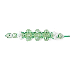 Braccialetti di perline di vetro intrecciate galvanizzate&nbsp;BJEW-MZ00183-04