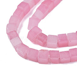 Natürliche weiße Jade perlen Stränge&nbsp;G-N326-147D