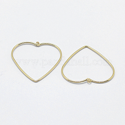 Pendentifs en laiton&nbsp;KK-F727-28G-NF