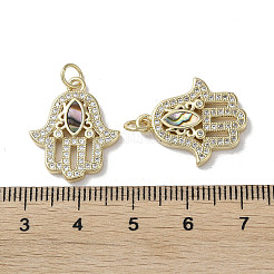 Ottone micro spianare pendenti zirconi&nbsp;KK-G485-22E-G