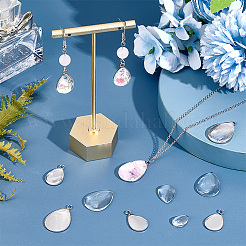 Kit de fabrication de pendentifs en forme de larme vierges à faire soi-même&nbsp;DIY-PH0020-87