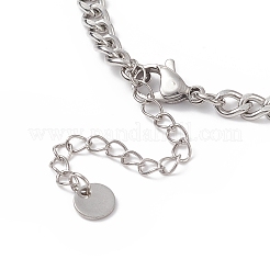 Collana con pendente a fiore con perline di pietre preziose miste naturali e sintetiche&nbsp;NJEW-TA00040