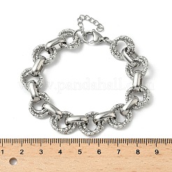 Rolo-Kettenarmbänder aus 304er Edelstahl für Damen&nbsp;BJEW-S176-01P-B