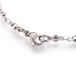 Anlaufgeschützte Gliederarmbänder aus Edelstahl 304&nbsp;BJEW-G596-05P