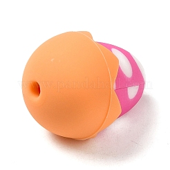 Perline focali in silicone ecologico per uso alimentare a guscio d'uovo di Pasqua&nbsp;LS-SIL-Q022-06D