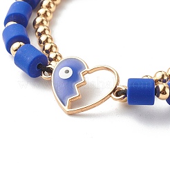 Bracciali intrecciati con filo di nylon regolabile&nbsp;BJEW-JB06545
