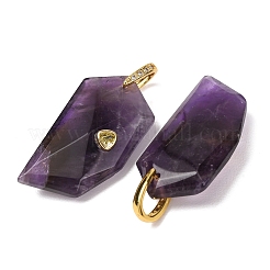 Natürlichen Amethyst Edelsteinanhänger&nbsp;GG-CBA51ED-04G-02