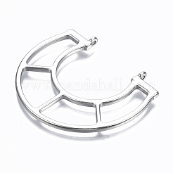 Maillons de pendentif en alliage creux&nbsp;TIBE-S314-139P-RS