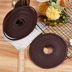 Cordon plat en cuir de vachette&nbsp;WL-GF0001-10C-03