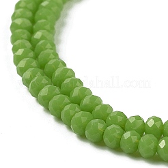 Opachi colore solido fili di perle di vetro&nbsp;GLAA-F076-A13