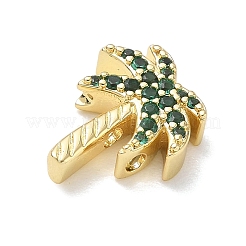 Laiton orné de perles de strass émeraude&nbsp;CU-CBAEC29-02G