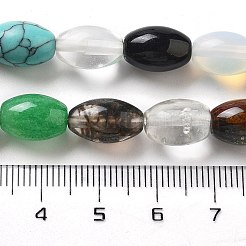 Natürliche und synthetische gemischte Edelsteinperlenstränge&nbsp;G-B106-B28-01