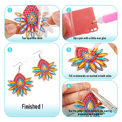 Kit de boucles d'oreilles géométriques en acrylique&nbsp;DIY-TAC0021-19
