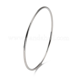 Anlaufgeschützter schlichter Armreif aus 304 Edelstahl für Damen&nbsp;BJEW-F461-01B-P