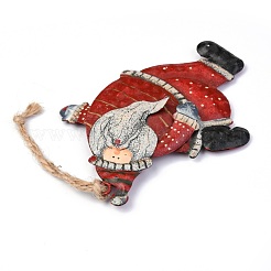Ornements de fer père noël/père noël&nbsp;HJEW-G013-08