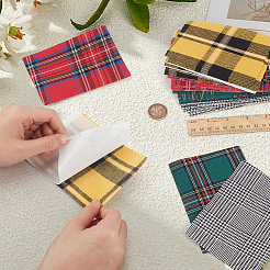 32 pieza de parches de tela de poliéster de 4 colores para planchar&nbsp;DIY-MA0007-28
