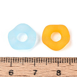 Gefrostet transparent Acrylperlen&nbsp;X-OACR-Q197-05