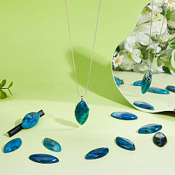 10 Stück natürliche Achat-Cabochons&nbsp;G-FH0002-65A