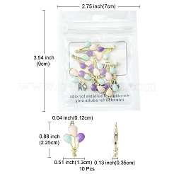 Aluminium Anhänger & Charms&nbsp;ENAM-YW0002-24
