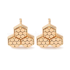 Clous d'oreilles en laiton&nbsp;EJEW-D288-10G