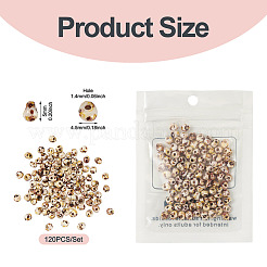 Perles de rocaille en verre picasso&nbsp;SEED-TADJ0001-05G