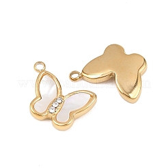 Schmetterlingsanhänger aus natürlichen Muscheln&nbsp;STAS-L022-571G
