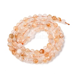 Colliers de perles de citrine naturelle (chauffée)&nbsp;G-G155-B03-02