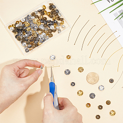 320 pièces de épingles à tête sphérique en laiton&nbsp;DIY-ME0002-62