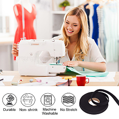 8 rouleau de cordon élastique en polyester 8 couleurs&nbsp;OCOR-BC0006-59