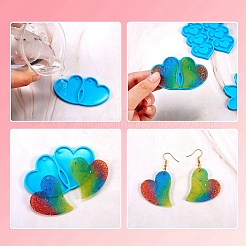 6 stücke diy anhänger silikonformen&nbsp;DIY-SZ0006-45
