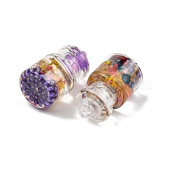 Leuchtende Anhänger aus Glas und Kunststoff&nbsp;GLAA-G129-04
