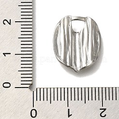 Anlaufgeschützte Anhänger aus 304 Edelstahl&nbsp;STAS-U031-06P