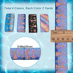 4 Farben Polyester-Ripsband&nbsp;OCOR-GF0002-86A