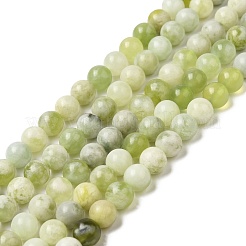 Chapelets de perles en jade naturelle nouvelle&nbsp;G-K340-A01-01