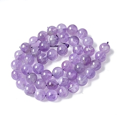 Natürlichen Amethyst Perlen Stränge&nbsp;G-M445-8MM-01A