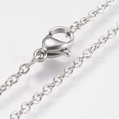 Collares de acero inoxidable 304 que no se deslustran&nbsp;NJEW-I208-01P