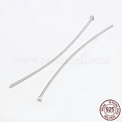 925 Flachkopfstifte aus Sterlingsilber&nbsp;STER-F018-01B