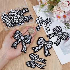 12 pièce 4 styles de patchs brodés en tissu à repasser/coudre&nbsp;PATC-PH0001-26