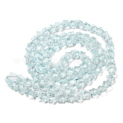 Peinture de cuisson perles de verre transparentes brins&nbsp;X1-DGLA-A07-T8mm-KD04