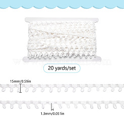 20 Yards elastisches Spitzenband mit Knopfloch&nbsp;OCOR-HY0002-29